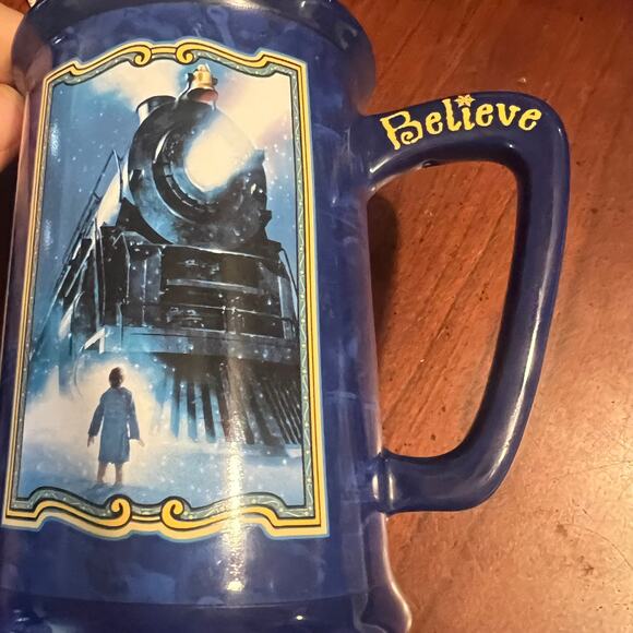 The Polar Express "Believe" Coffee Cup Mug Christmas Coffee Tea Hot Chocolate - Picture 2 of 8